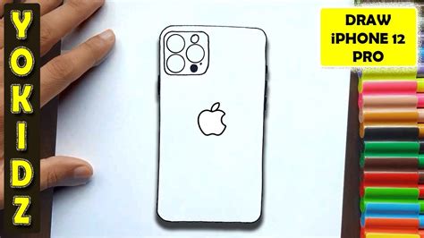 How To Draw Apple Iphone 12 Pro Youtube