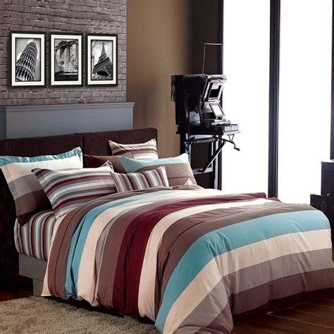 If they seem too simple, go for a play of textures. Masculine #Bedding #Bedspread #Bedroom Collection | Bed ...