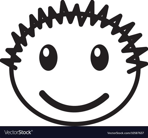 Little Boy Cute Character Royalty Free Vector Image