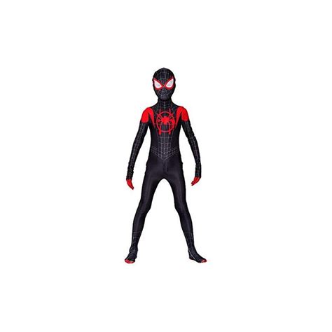 versusmoda spider costume carnevale spider nuovo universo bimbo uomo cosplay spm016 spm016b