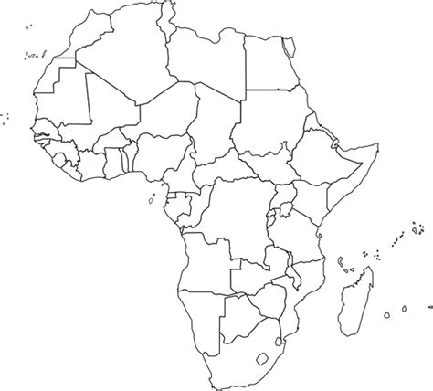 Jungle Maps Map Of Africa No Labels