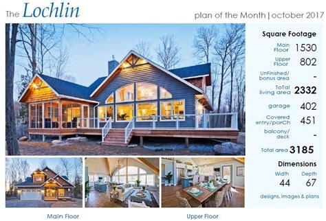 We put a high priority on sustainable forestry; Lochlin Post and Beam Plan of the Month With its open concept ﬂoor plan, complete with a main ...