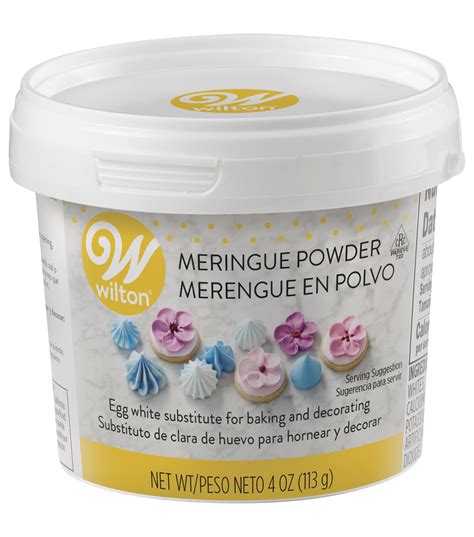 Great for making meringues, royal icing and anything else that calls for egg whites.this versatile powder is better than real egg whites for making meringues for a tart lemon pie, meringue cookies that don't fall flat and smooth royal icing that dries to a hard, glossy finish. Wilton Meringue Powder 4 oz. - Baking Supplies | JOANN