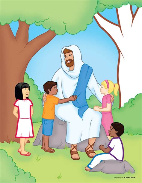 Jesus And Children Clipart