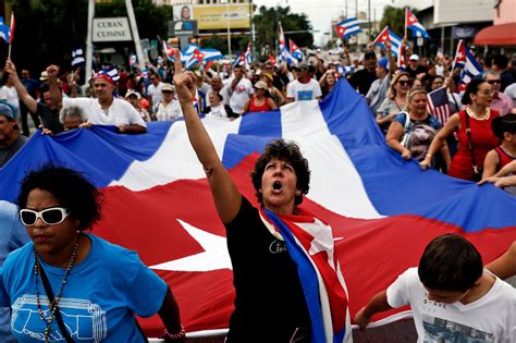 Miamis Cuban Exiles Celebrate Castros Death The New York Times