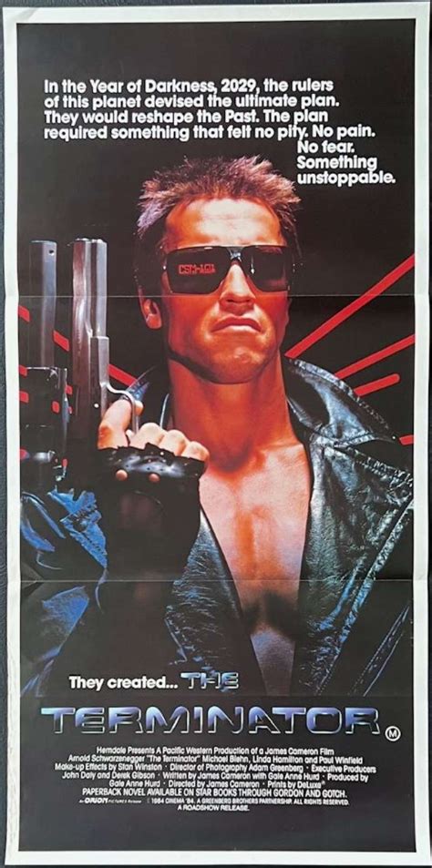 All About Movies The Terminator Poster Original Daybill 1984 Arnold