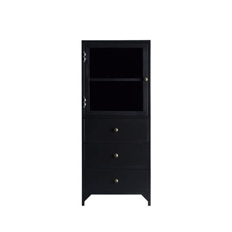 Beautiful Metal Cabinet With Glass Door And Drawers Products Tine K Home