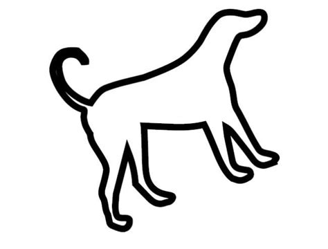 Printable Dog Cut Out Template
