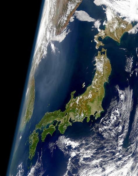2561x1440px Free Download Hd Wallpaper Japan Seen From Space