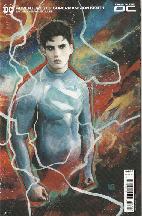 adventures of superman jon kent 1 variant cover b nm dc 2023 [n8] comic books modern age