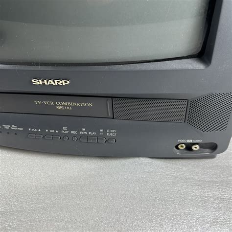 SHARP TV VCR Combo 13 CRT Retro Gaming 13VT K100 Black Portable