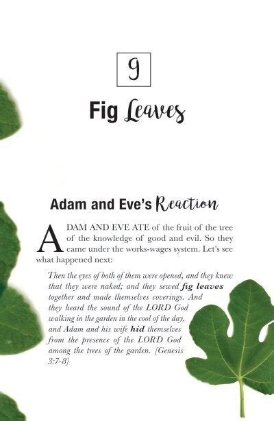 9 Fig Leaves Adam And Eve