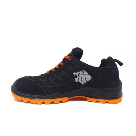 Chaussures De Sécurité Noir Et Orange Match S1p Src Upower