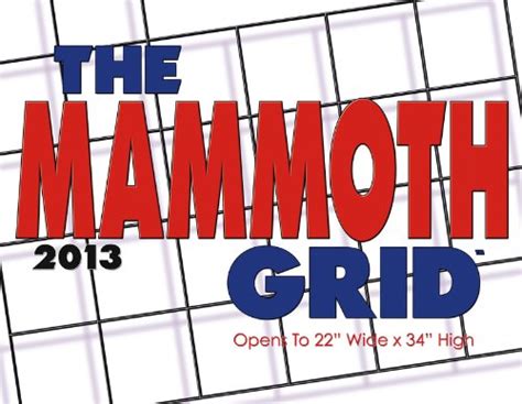Mammoth Grid 2013 Calendar Zebra Publishing Corp 9781554565658
