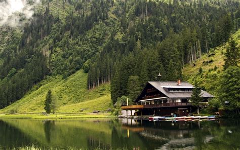 Download Mountain Cabin Photos Near Lake By Elindsey65 Mountain