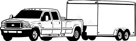 Ford Truck And Trailer Coloring Pages