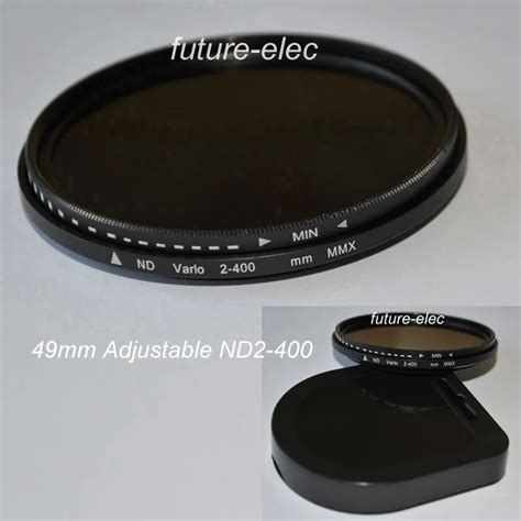 49 49mm Nd2 400 Nd 2 400 Filter Neutral Density Adjustable Nd2 To Nd400