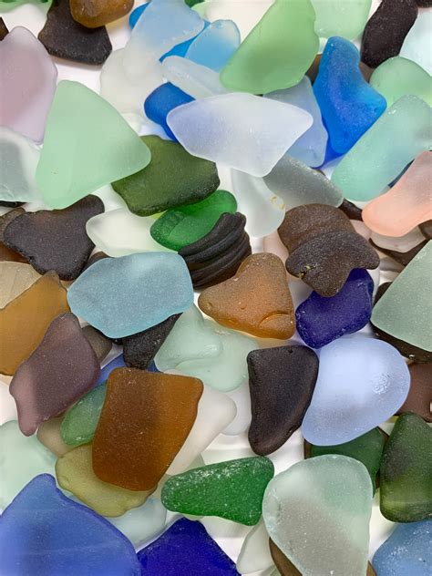 Large Sea Glass Authentic From Florida Beaches Real Tumbled Etsy
