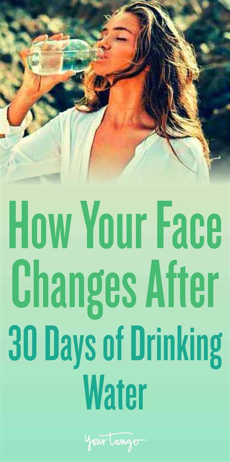 What Happens To Your Face After Drinking Water For 30 Days Water