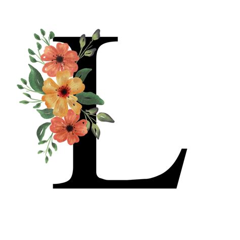 Floral Letter Alphabet 8549963 Png