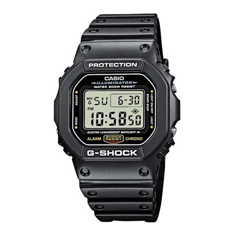 But this is a casio watch that is not your classic round and bulky timepiece. Casio G-Shock DW-5600BB-1ER