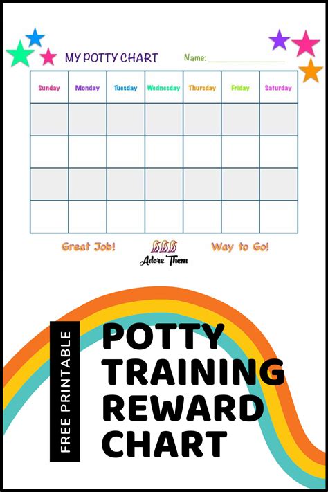 Print This Out For A Fun And Free Potty Training Reward Chart When