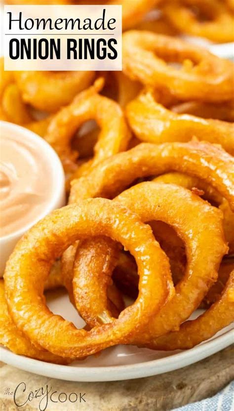 These Homemade Onion Rings Are Deep Fried In A Light And Airy Beer