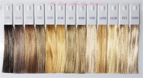 Brown Wella Hair Color Chart