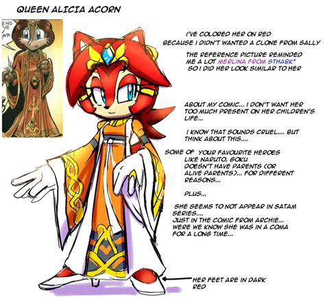 Queen Acorn By Drawloverlala Redesign Of Sallys Delightful Sonic