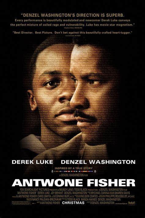 This movie was produced in 2002 by denzel washington director with denzel washington, derek luke and joy bryant. Antwone Fisher DVD Release Date May 20, 2003