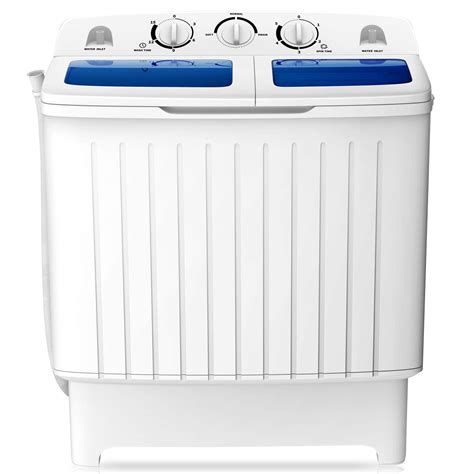 Costway Portable Washing Machine Twin Tub 176lbs Capacity Washer