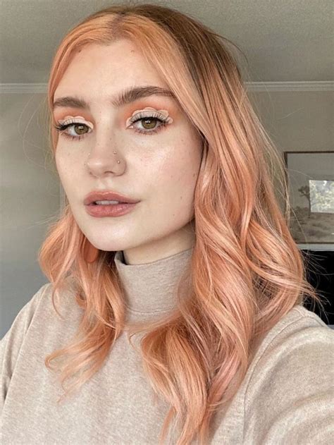 Ohalexismarie I Bleached My Bangs And Refreshed My Peach Finally 🍑