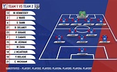 Crystal Palace - Lineup Template on Behance