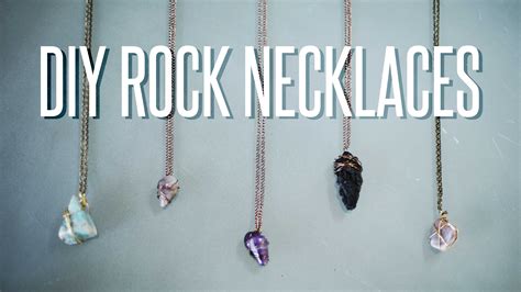 Pinterest Mostlymaya ♡ Diy Rock Necklaces Crystal Necklace Diy