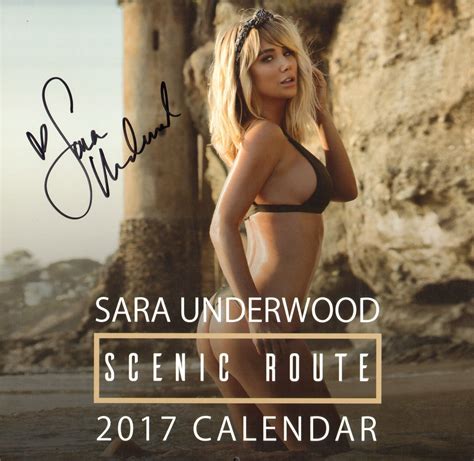 Sara Jean Underwood Signed Official Calendar Bas Coa Playboy Autograph Aots Ebay
