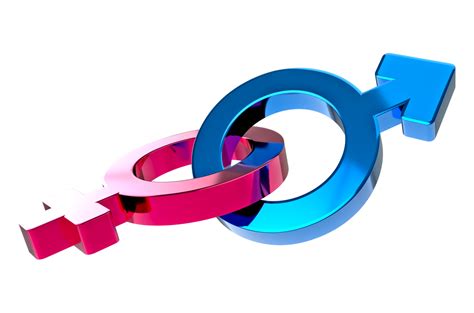 Signe De Sexe Masculin Féminin Illustration De Symboles De Genre Rendu 3d Symboles De Genre