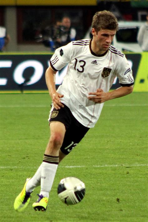 His first match in the tournament against australia was his third international cap for. File:Thomas Müller, Germany national football team (04 ...