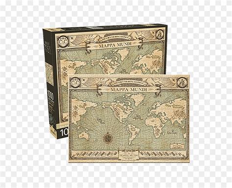 1 Of Fantastic Beasts Mappa Mundi Clipart 4835091 Pikpng