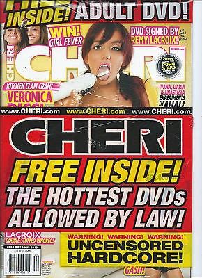 Cheri Magazine Oct Factory Sealed With Bonus Dvd