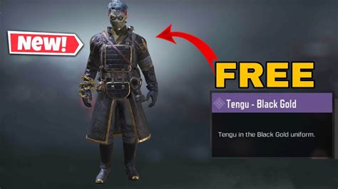 How To Get Free Tengu Black Gold In Cod Mobile Unlock Free Epic