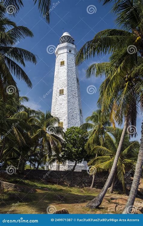 Dondra Head Lighthouse In Sri Lanka Stock Image Image Of Building