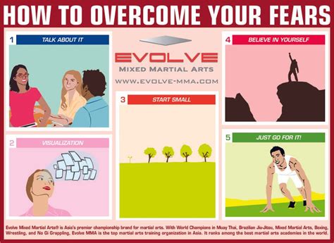 How To Overcome Your Fears Infographic Evolve Daily