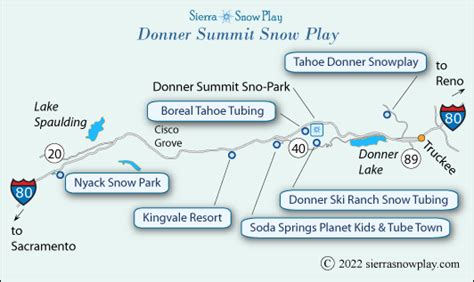 donner summit snow play map