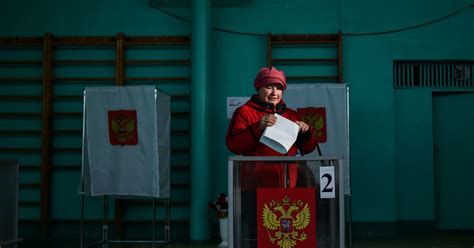 presidential vote in russia sure to give putin 6 more years the new york times