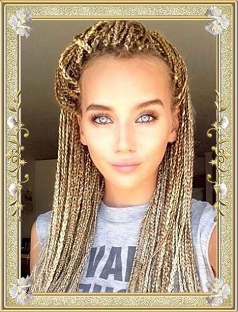 Blonde Box Braided Hairstyles For Black Women Hairstyles