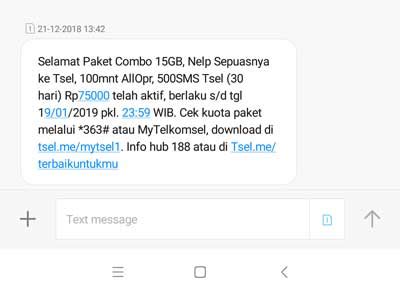 Kirim sms ke 6616 dengan pesan : Daftar Gprs Simpati Lewat Sms : Cara Daftar Paket Nelpon ...