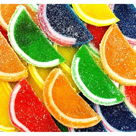 Boston Assorted Fruit Slices Candy Fruit Jelly Slices Unwrapped Bulk