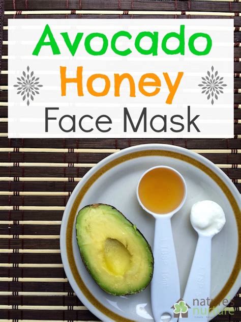 Avocado Honey Face Mask Natures Nurture