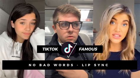 Tiktok No Bad Words Lip Sync Compilation 2020 Youtube