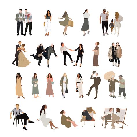 Beautiful Human Scales (22 PNG) - Free download - Studio Alternativi | People illustration ...